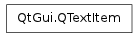 Inheritance diagram of QTextItem